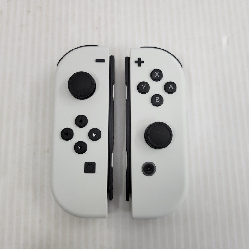 【中古美品】 【未使用】【ゲーム】Nintendo Switch (有機ELモデル) Joy-Con(L)/(R) ホワイト HEG-S-KAAAA(JPN) 任天堂 ニンテンドースイッチ 本体 034-260829-as-02-izu 万代Net店