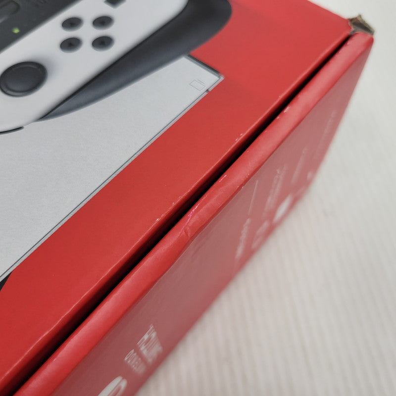 【中古美品】 【未使用】【ゲーム】Nintendo Switch (有機ELモデル) Joy-Con(L)/(R) ホワイト HEG-S-KAAAA(JPN) 任天堂 ニンテンドースイッチ 本体 034-260829-as-02-izu 万代Net店