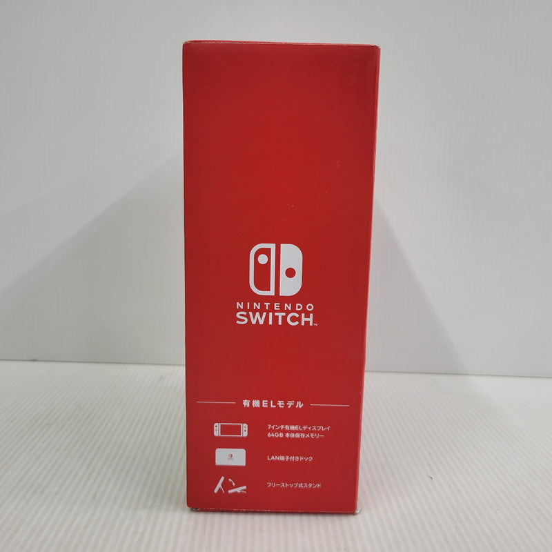 【中古美品】 【未使用】【ゲーム】Nintendo Switch (有機ELモデル) Joy-Con(L)/(R) ホワイト HEG-S-KAAAA(JPN) 任天堂 ニンテンドースイッチ 本体 034-260829-as-02-izu 万代Net店