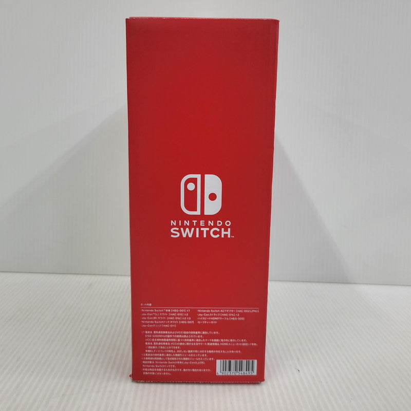 【中古美品】 【未使用】【ゲーム】Nintendo Switch (有機ELモデル) Joy-Con(L)/(R) ホワイト HEG-S-KAAAA(JPN) 任天堂 ニンテンドースイッチ 本体 034-260829-as-01-izu 万代Net店