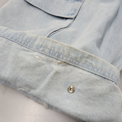 【中古品】【レディース】 adidas アディダス ADILENIUM DENIM CARGO PANTS IV9344 アディレニウム デニムカーゴパンツ 168-260829-as-14-izu サイズ：29 カラー：ライトインディゴ 万代Net店