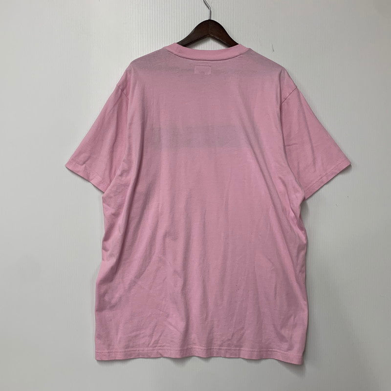 【中古品】【メンズ】 SUPREME シュプリーム 21SS OLD ENGLISH RHINESTONE SS TOP オールド イングリッシュ ラインストーン ショートスリーブ トップ 半袖 149-260827-cs-01-izu サイズ：XL カラー：ピンク 万代Net店