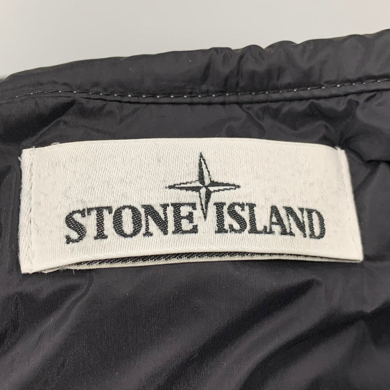 【中古品】【メンズ】 STONE ISLAND ストーンアイランド 691570821 18AW PERTEX QUANTUM Y DOWN PARKA パーテックス クアンタム ワイ ダウン パーカ アウター 141-260828-ya-01-izu サイズ：L カラー：シルバー 万代Net店