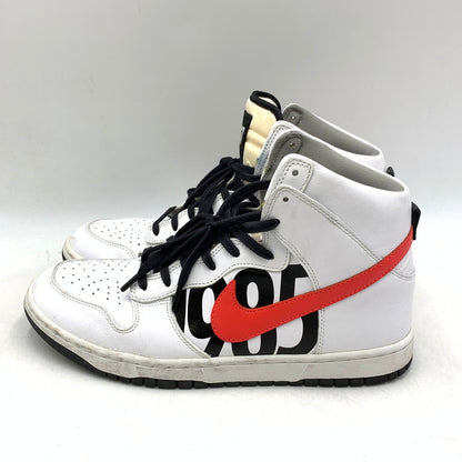 【中古品】【メンズ】 NIKE ナイキ× UNDEFEATED アンディフィーテッド 826668-160 DUNK LUX HIGH ダンク ラックス ハイ スニーカー シューズ 靴 160-260828-ya-14-izu サイズ：28.5cm カラー：WHITE 万代Net店