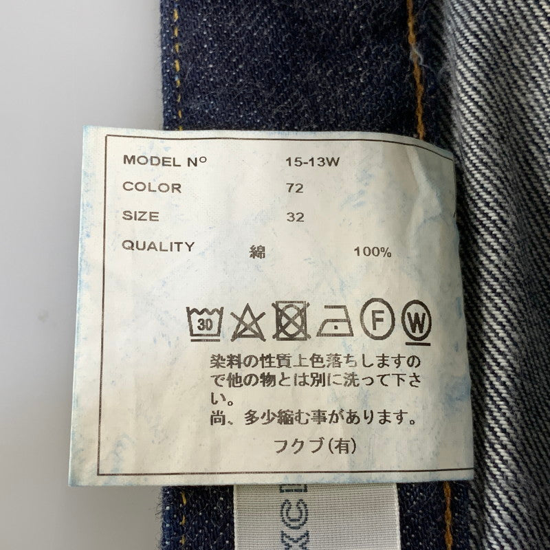【中古品】【メンズ】 YAECA ヤエカ 15-13Ｗ STANDARD DENIM スタンダード デニム パンツ ボトムス ズボン 151-260910-cs-09-izu サイズ：32 カラー：インディゴ 万代Net店
