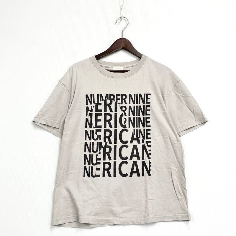【中古品】【メンズ】 NUMBER (N)INE ナンバーナイン 819322025 LOGO GRAPHIC S S TEE ロゴ グラフィック ショートスリーブ Tシャツ トップス 半袖 140-260828-ya-06-izu サイズ：下記参照 カラー：グレー 万代Net店