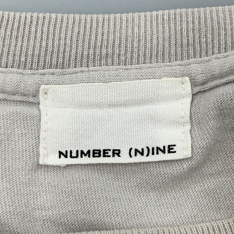 【中古品】【メンズ】 NUMBER (N)INE ナンバーナイン 819322025 LOGO GRAPHIC S S TEE ロゴ グラフィック ショートスリーブ Tシャツ トップス 半袖 140-260828-ya-06-izu サイズ：下記参照 カラー：グレー 万代Net店