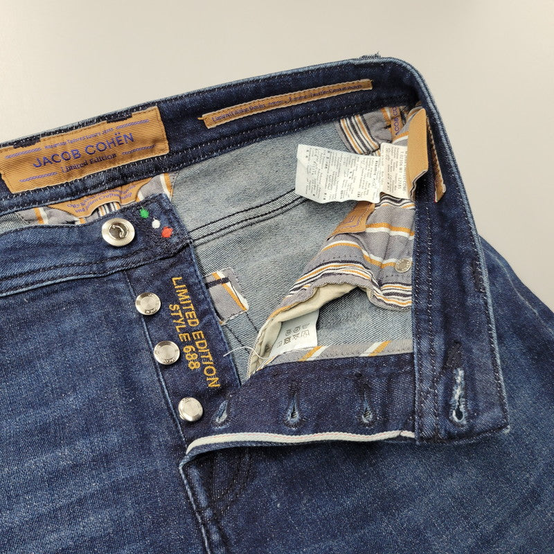 【中古品】【メンズ】 JACOB COHEN ヤコブコーエン LIMITED COMFORT DENIM PANTS J688 リミテッド コンフォート デニムパンツ 152-260829-as-13-izu サイズ：29 カラー：インディゴ 万代Net店