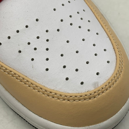 【中古品】【メンズ】 NIKE ナイキ 554724-201 AIR JORDAN 1 MID エア ジョーダン ワン ミッド スニーカー シューズ 靴 160-260910-cs-18-izu サイズ：27cm カラー：WHITE ONYX/LIGHT CURRY-WHITE 万代Net店