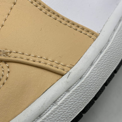 【中古品】【メンズ】 NIKE ナイキ 554724-201 AIR JORDAN 1 MID エア ジョーダン ワン ミッド スニーカー シューズ 靴 160-260910-cs-18-izu サイズ：27cm カラー：WHITE ONYX/LIGHT CURRY-WHITE 万代Net店