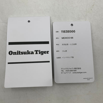 【現状渡し品】【レディース】 ONITSUKA TIGER オニツカタイガー 1183B566 MEXICO 66 メキシコ スニーカー シューズ 靴 166-260910-cs-17-izu サイズ：24cm カラー：SILVER/OFF WHITE 万代Net店