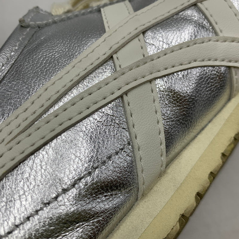 【現状渡し品】【レディース】 ONITSUKA TIGER オニツカタイガー 1183B566 MEXICO 66 メキシコ スニーカー シューズ 靴 166-260910-cs-17-izu サイズ：24cm カラー：SILVER/OFF WHITE 万代Net店