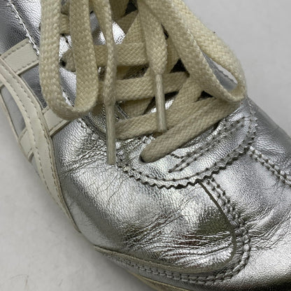 【現状渡し品】【レディース】 ONITSUKA TIGER オニツカタイガー 1183B566 MEXICO 66 メキシコ スニーカー シューズ 靴 166-260910-cs-17-izu サイズ：24cm カラー：SILVER/OFF WHITE 万代Net店