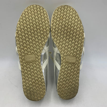 【現状渡し品】【レディース】 ONITSUKA TIGER オニツカタイガー 1183B566 MEXICO 66 メキシコ スニーカー シューズ 靴 166-260910-cs-17-izu サイズ：24cm カラー：SILVER/OFF WHITE 万代Net店