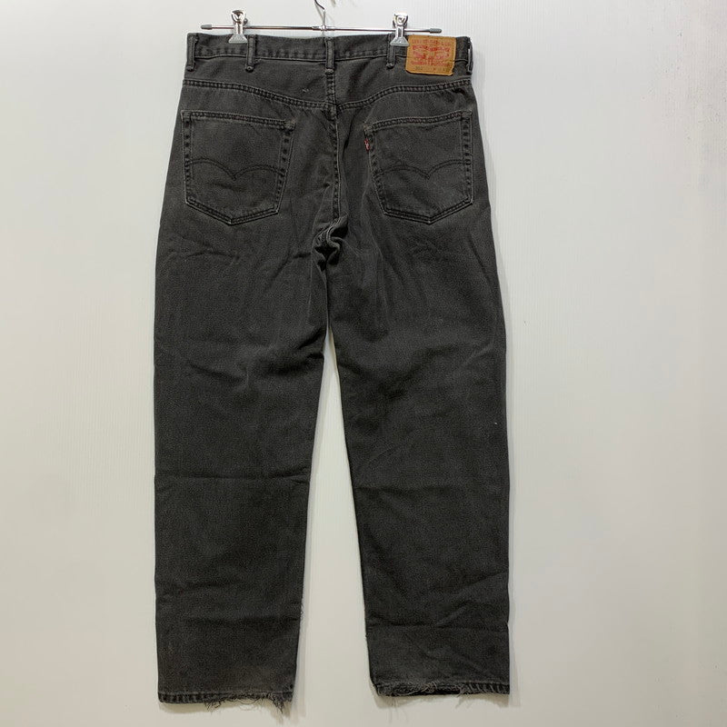 【現状渡し品】【メンズ】 Levi's リーバイス 550 DENIM PANTS PC9-00550-0260 デニムパンツ ジーンズ 刻印4460 157-260907-as-20-izu サイズ：38×32 カラー：ブラック 万代Net店
