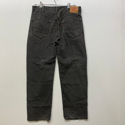 【現状渡し品】【メンズ】 Levi's リーバイス 550 DENIM PANTS PC9-00550-0260 デニムパンツ ジーンズ 刻印4460 157-260907-as-20-izu サイズ：38×32 カラー：ブラック 万代Net店
