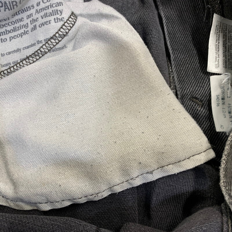 【現状渡し品】【メンズ】 Levi's リーバイス 550 DENIM PANTS PC9-00550-0260 デニムパンツ ジーンズ 刻印4460 157-260907-as-20-izu サイズ：38×32 カラー：ブラック 万代Net店