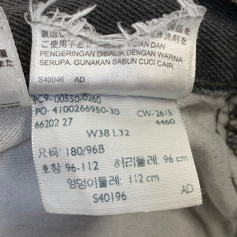 【現状渡し品】【メンズ】 Levi's リーバイス 550 DENIM PANTS PC9-00550-0260 デニムパンツ ジーンズ 刻印4460 157-260907-as-20-izu サイズ：38×32 カラー：ブラック 万代Net店
