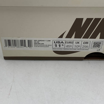 【中古品】【メンズ】 NIKE ナイキ×TRAVIS SCOTT トラヴィス スコット DM7866-200 AIR JORDAN エア ジョーダン 1 LOW OG ロー オージー SP スニーカー シューズ 靴 160-260828-ya-11-izu サイズ：29.5cm カラー：MEDIUM OLIVE/BLACK-SAIL-MUSLIN 万代Net店
