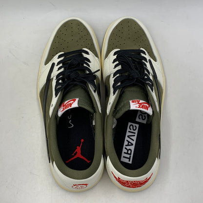 【中古品】【メンズ】 NIKE ナイキ×TRAVIS SCOTT トラヴィス スコット DM7866-200 AIR JORDAN エア ジョーダン 1 LOW OG ロー オージー SP スニーカー シューズ 靴 160-260828-ya-11-izu サイズ：29.5cm カラー：MEDIUM OLIVE/BLACK-SAIL-MUSLIN 万代Net店