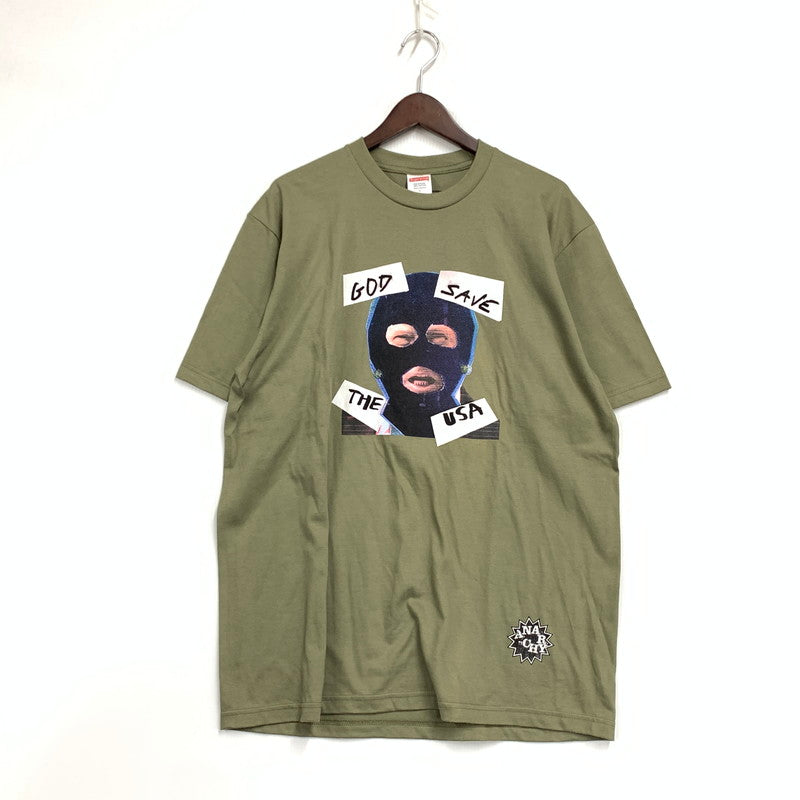 【中古品】【メンズ】 SUPREME シュプリーム 26SS GOD SAVE US TEE ゴッド セイブ アス Tシャツ トップス 半袖 149-260828-ya-09-izu サイズ：L カラー：カーキ 万代Net店