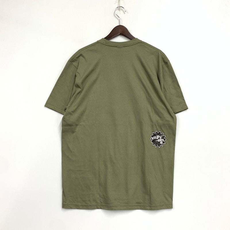 【中古品】【メンズ】 SUPREME シュプリーム 26SS GOD SAVE US TEE ゴッド セイブ アス Tシャツ トップス 半袖 149-260828-ya-09-izu サイズ：L カラー：カーキ 万代Net店