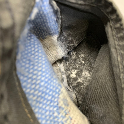 【現状渡し品】【メンズ】 USED REMAKE KNIT DENIM PANTS リメイク ニット デニムパンツ 158-260907-as-24-izu カラー：マルチカラー 万代Net店
