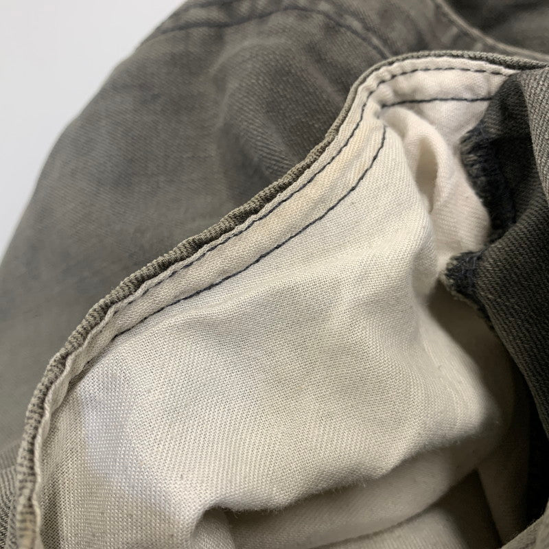 【現状渡し品】【メンズ】 USED REMAKE KNIT DENIM PANTS リメイク ニット デニムパンツ 158-260907-as-24-izu カラー：マルチカラー 万代Net店