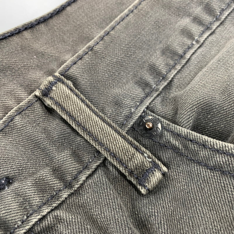【現状渡し品】【メンズ】 USED REMAKE KNIT DENIM PANTS リメイク ニット デニムパンツ 158-260907-as-24-izu カラー：マルチカラー 万代Net店