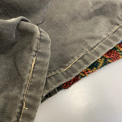 【現状渡し品】【メンズ】 USED REMAKE KNIT DENIM PANTS リメイク ニット デニムパンツ 158-260907-as-24-izu カラー：マルチカラー 万代Net店