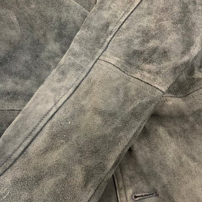 【中古品】【メンズ】 IROQUOIS イロコイ 786200 GOAT SUEDE BALMACAAN COAT ゴート スウェード バルマカーン コート アウター 140-260910-cs-13-izu サイズ：1 カラー：ブラック 万代Net店