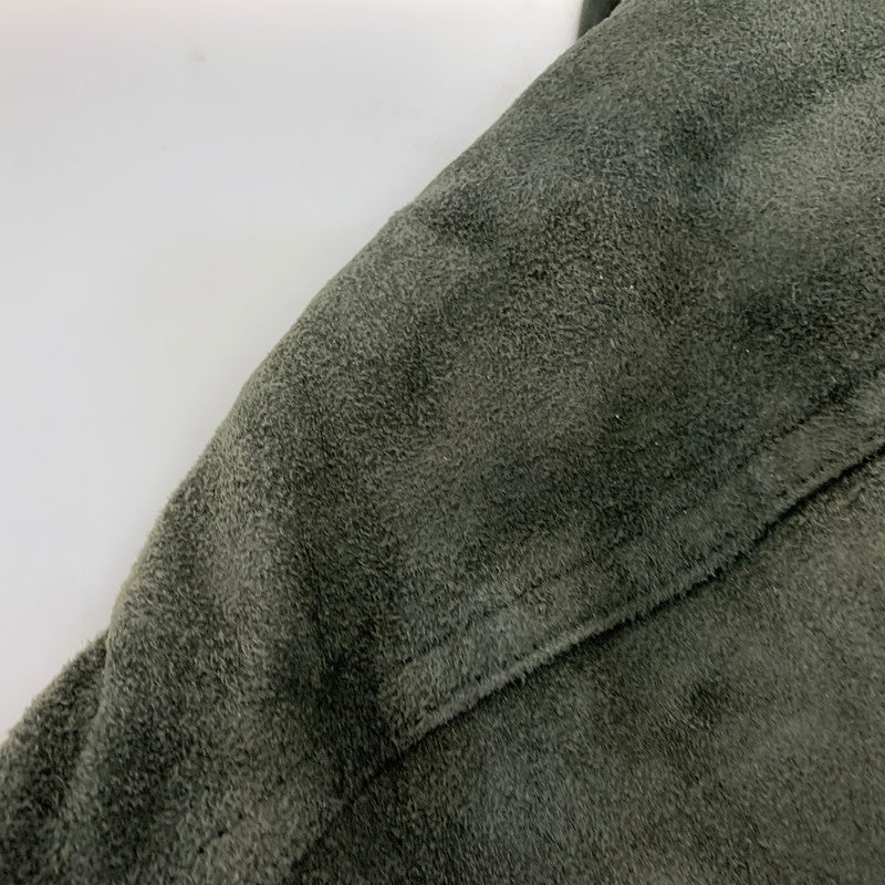 【中古品】【メンズ】 IROQUOIS イロコイ 786200 GOAT SUEDE BALMACAAN COAT ゴート スウェード バルマカーン コート アウター 140-260910-cs-13-izu サイズ：1 カラー：ブラック 万代Net店