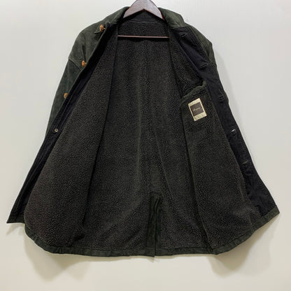 【中古品】【メンズ】 IROQUOIS イロコイ 786200 GOAT SUEDE BALMACAAN COAT ゴート スウェード バルマカーン コート アウター 140-260910-cs-13-izu サイズ：1 カラー：ブラック 万代Net店