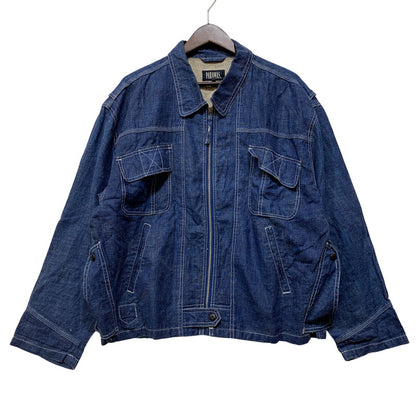 【中古品】【メンズ】 PARAMAS 4509 LINEN ZIP JACKET リネン ジップ ジャケット アウター 147-260907-cs-13-izu サイズ：3 カラー：インディゴ 万代Net店