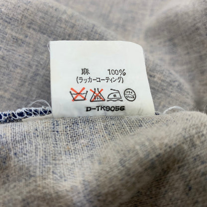 【中古品】【メンズ】 PARAMAS 4509 LINEN ZIP JACKET リネン ジップ ジャケット アウター 147-260907-cs-13-izu サイズ：3 カラー：インディゴ 万代Net店