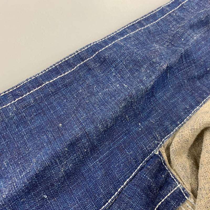 【中古品】【メンズ】 PARAMAS 4509 LINEN ZIP JACKET リネン ジップ ジャケット アウター 147-260907-cs-13-izu サイズ：3 カラー：インディゴ 万代Net店