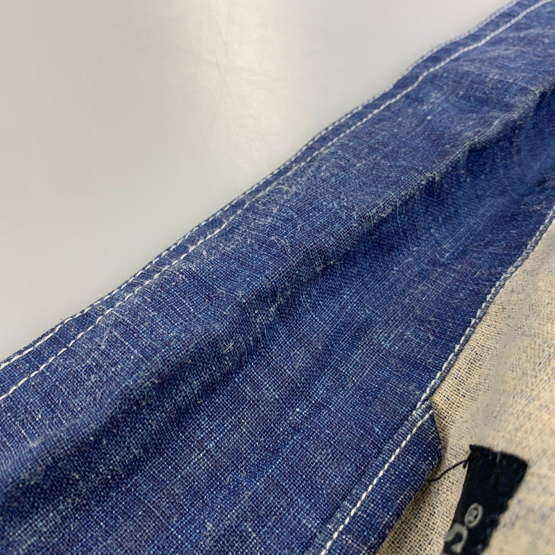 【中古品】【メンズ】 PARAMAS 4509 LINEN ZIP JACKET リネン ジップ ジャケット アウター 147-260907-cs-13-izu サイズ：3 カラー：インディゴ 万代Net店