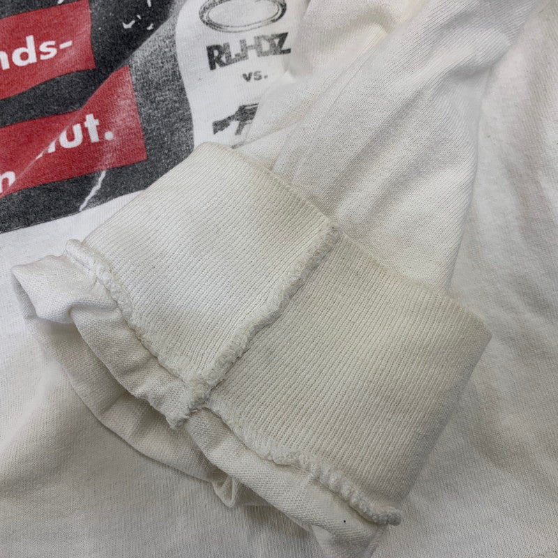 【中古品】【メンズ】 ALSTYLE アルスタイル メキシコ製 PAIN GANG REALHEADZ PRINT LS TEE ペイント ロングスリーブ Tシャツ トップス 長袖 146-260907-cs-16-izu サイズ：M カラー：ホワイト 万代Net店