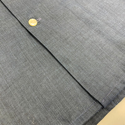 【中古品】【メンズ】 MANHATTAN マンハッタン 60’S DURA-SMOOTH LS OPEN COLLAR SHIRT デュラスムース ロングスリーブ オープン カラー シャツ トップス 長袖 146-260907-cs-15-izu サイズ：M カラー：ネイビー 万代Net店