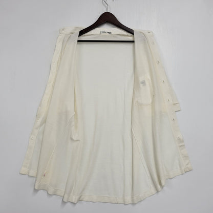 【中古品】【メンズ】 Pierre Cardin ピエールカルダン KNIT S/S SHIRT ニット 半袖 シャツ フランス製 141-260829-as-10-izu サイズ：6 カラー：アイボリー 万代Net店