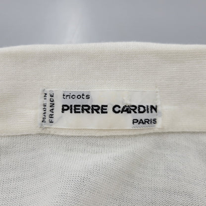 【中古品】【メンズ】 Pierre Cardin ピエールカルダン KNIT S/S SHIRT ニット 半袖 シャツ フランス製 141-260829-as-10-izu サイズ：6 カラー：アイボリー 万代Net店