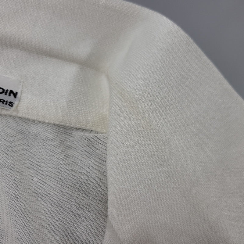 【中古品】【メンズ】 Pierre Cardin ピエールカルダン KNIT S/S SHIRT ニット 半袖 シャツ フランス製 141-260829-as-10-izu サイズ：6 カラー：アイボリー 万代Net店