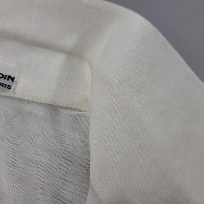 【中古品】【メンズ】 Pierre Cardin ピエールカルダン KNIT S/S SHIRT ニット 半袖 シャツ フランス製 141-260829-as-10-izu サイズ：6 カラー：アイボリー 万代Net店