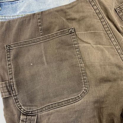 【中古品】【メンズ】 MIHARA YASUHIRO ミハラヤスヒロ DOCKING DENIM PAINTER PANTS 11072195 ドッキング デニム ペインターパンツ 151-260907-as-23-izu サイズ：S カラー：インディゴ×チャコール 万代Net店