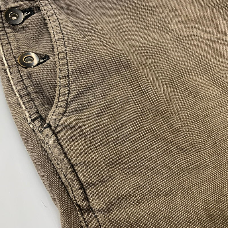 【中古品】【メンズ】 MIHARA YASUHIRO ミハラヤスヒロ DOCKING DENIM PAINTER PANTS 11072195 ドッキング デニム ペインターパンツ 151-260907-as-23-izu サイズ：S カラー：インディゴ×チャコール 万代Net店