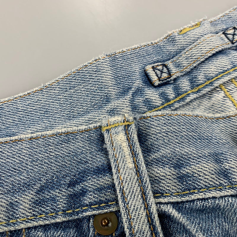 【中古品】【メンズ】 MIHARA YASUHIRO ミハラヤスヒロ DOCKING DENIM PAINTER PANTS 11072195 ドッキング デニム ペインターパンツ 151-260907-as-23-izu サイズ：S カラー：インディゴ×チャコール 万代Net店
