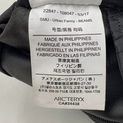 【中古品】【メンズ/レディース】 ARCTERYX×BEAMS アークテリクス ビームス 22847-108047 URBAN FANNY アーバン ファニー カバン 鞄 188-260910-cs-15-izu カラー：ブラック 万代Net店