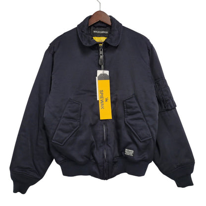 【中古美品】【メンズ】 WACKO MARIA ワコマリア × SPIEWAK スピーワック CWU-45 FLIGHT JACKET 25FW-WMO-SW01 フライトジャケット 142-260829-as-17-izu サイズ：M カラー：ネイビー 万代Net店