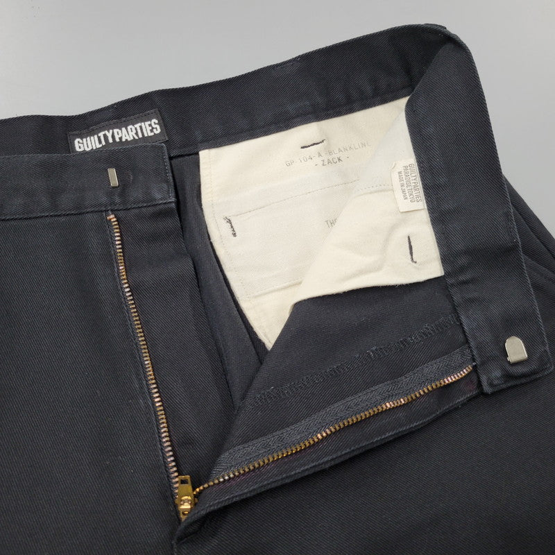 【中古品】【メンズ】 WACKO MARIA ワコマリア TWILL SKATE PANTS GP-104-A-BLANKLINE-ZACK ツイルスケーターパンツ ボトムス 153-260829-as-16-izu サイズ：L カラー：ブラック 万代Net店