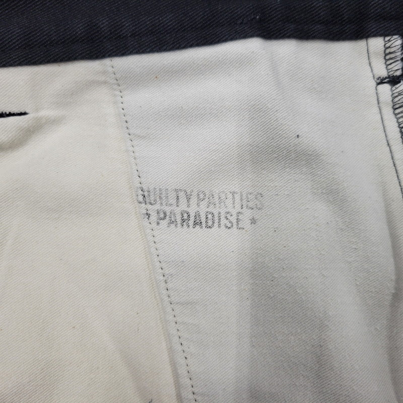 【中古品】【メンズ】 WACKO MARIA ワコマリア TWILL SKATE PANTS GP-104-A-BLANKLINE-ZACK ツイルスケーターパンツ ボトムス 153-260829-as-16-izu サイズ：L カラー：ブラック 万代Net店